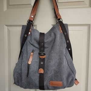 SHANGRI-LA Tote Purse Canvas shoulder Bag